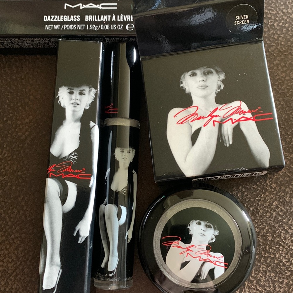 MAC Marilyn Monroe Silver Screen Eyeshadow and Dazzleglass in Little Rock NWB